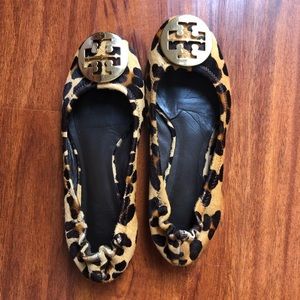 Leopard Tory Burch Reva Flats